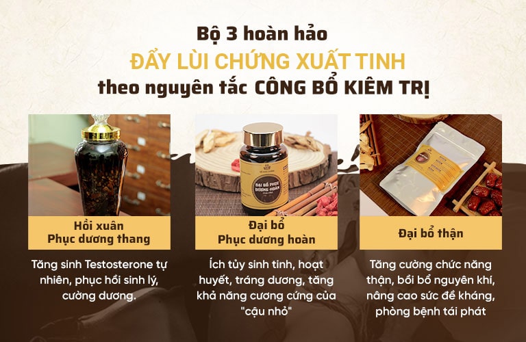 Sinh lý nam Đỗ Minh là bài thuốc kết hợp từ 3 chế phẩm cho hiệu quả toàn diện