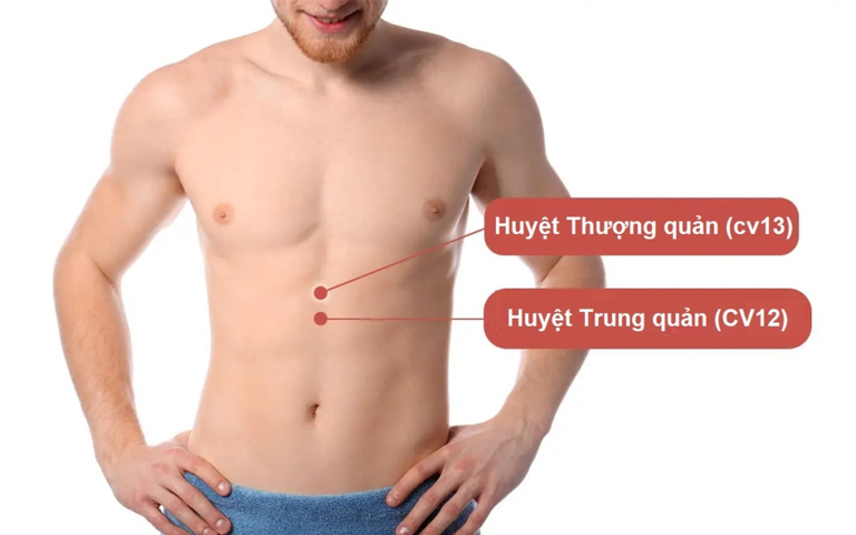 Tác động vào huyệt Trung Quản có thể giúp an thần, giảm căng thẳng